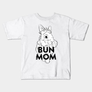 Bunmom Lionhead bunny Kids T-Shirt